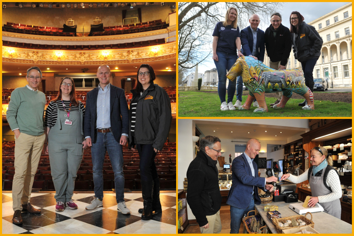 English Tourism Week visit by councillor, Max Wilkinson